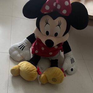Disney Minnie Mouse Plush - Black, White, Red, Yellow